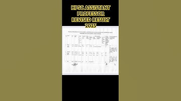 Hpsc assistant professor botany revised result #hpsc #botany #resultout #news #exam