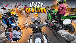 Loud ZX10R in Market 😍 | GT650 | Crazy Reactions 🔥|