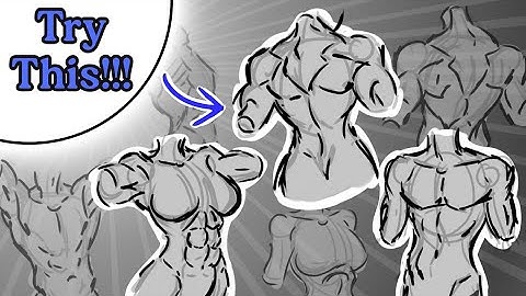 Simple Recipe for Drawing the Torso | How to Draw the Human Torso