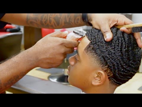 360-waves-haircut-tutorial-|-bald-taper-with-waves
