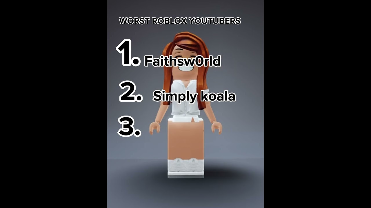 WORST ROBLOX YOUTUBERS 🤮🙄