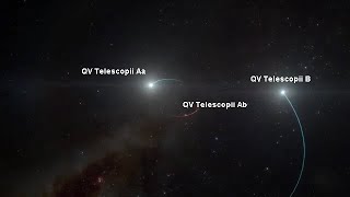 QV Телескопа (HR 6819) – тройная система с самой близкой к Земле чёрной дырой