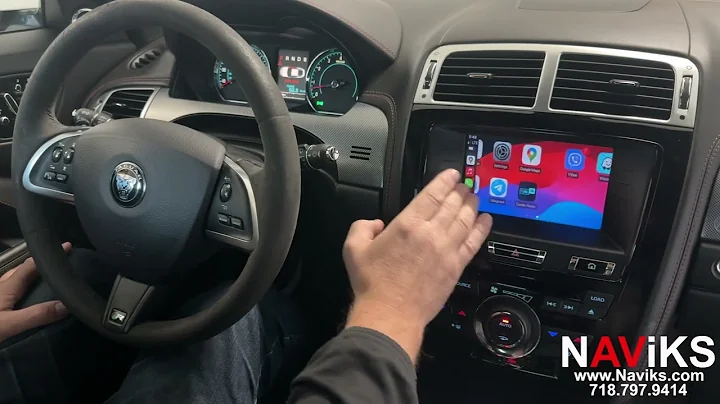 2007 - 2015 Jaguar XK Apple CarPlay + Android Auto (Wired & Wireless) OEM Touch Screen Control