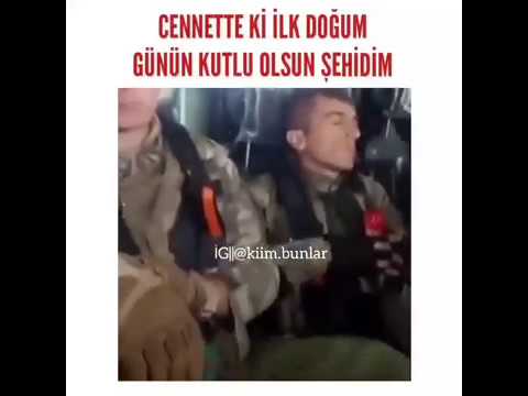 CENNETTEKİ İLK DOĞUM GÜNÜN KUTLU OLSUN ŞEHİDİM