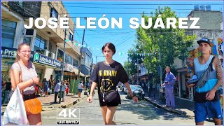 【4K】Recorriendo José León Suárez CENTRO - Provincia BUENOS AIRES | Argentina, Conurbano Walking Tour