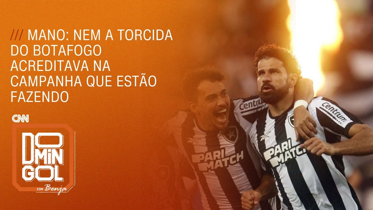 Mano: Nem a torcida do Botafogo acreditava na campanha que estão fazendo