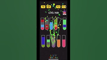 Water Sort Puzzle Level 1498 is a FINAL COUNTDOWN! ⏰ Beat the Clock #shorts