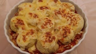 كرتان كريات البطاطا المحشوة | boulettes de pommes de terre gratinées