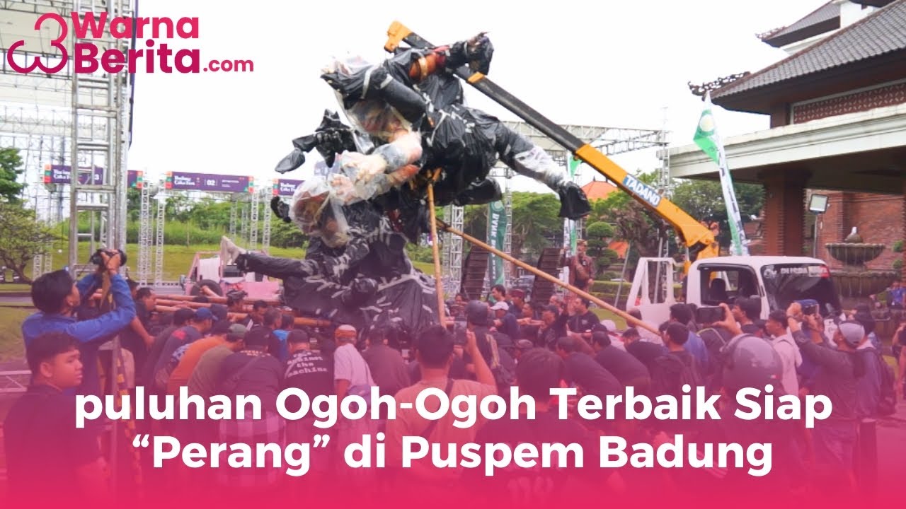 Puluhan Ogoh-Ogoh Terbaik Siap “Perang” di Puspem Badung
