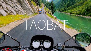 TAOBAT GUREZ VALLEY - LAST Village of AZAD KASHMIR | Riding KEL to TAOBAT