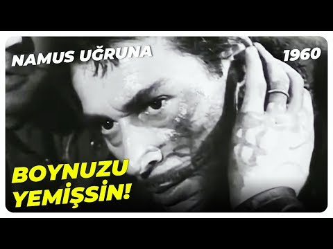 Namus Uğruna - Kahvede Boynuz Kavgası Çıktı ! | Eşref Kolçak Peri Han | Yeşilçam Filmi