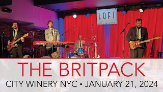 The Britpack Performing at City Winery NYC on January 21, 2024