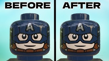 How to Make High-Res LEGO Minifig Textures (Blender Tutorial)