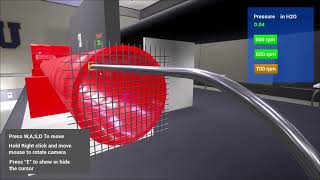 Pnx Virtual Lab Fluid Mechanics - Pressure Drop In Wind Tunnel
