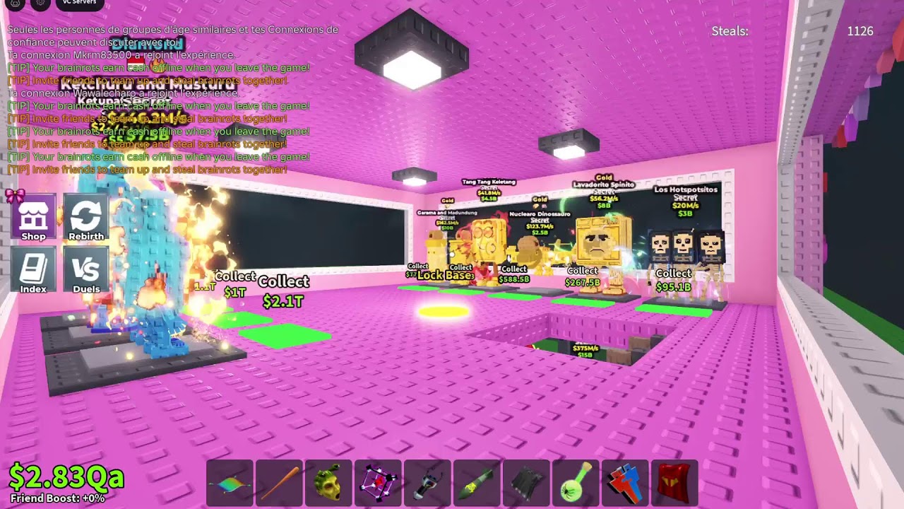 Je trade steal a brainrot