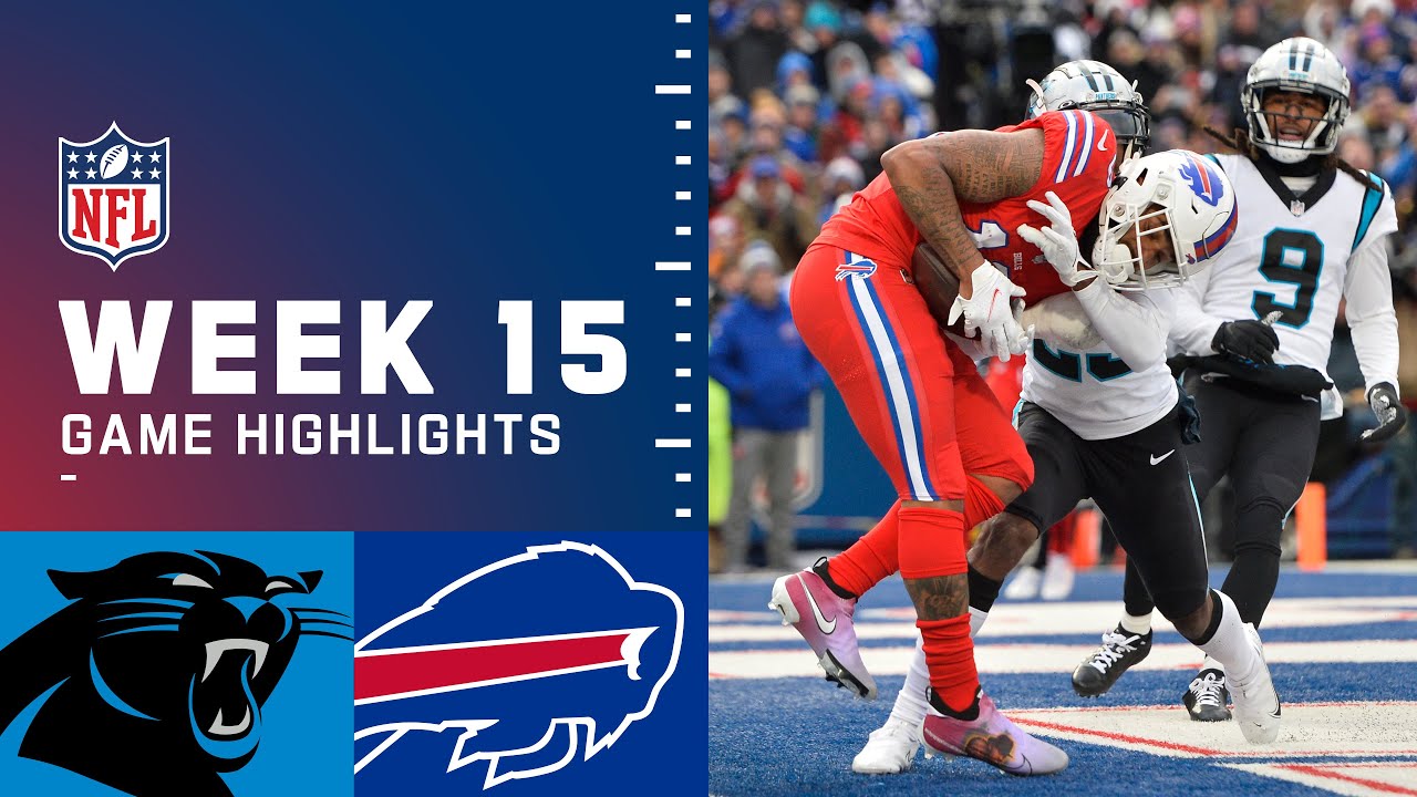 Panthers vs. Bills Week 15 Highlights