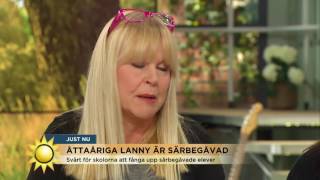 8-åriga Lanny är särbegåvad - men fick panikångest av skolan - Nyhetsmorgon (TV4)