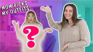 MOM PICKS MY OUTFITS FOR A WEEK | Kayla Davis