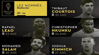 Ballon d'Or 2022 : La liste complète des nommés avec quatre Français, Messi et Neymar absents