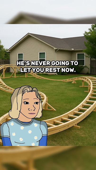 Dad Builds Backyard Roller Coaster for His 4-Year-Old 🎢