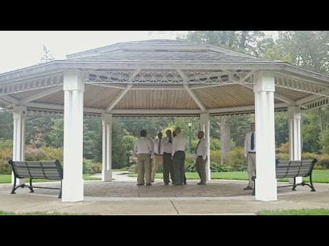 Progress: Watch A Man With Hair Enter The All-Bald Gazebo For The First Time Ever