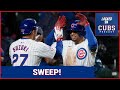 Chicago cubs finish the sweep