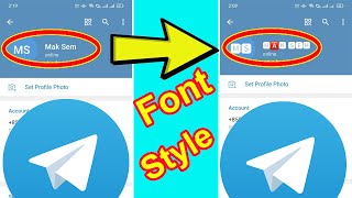 How to Font Style Name on Telegram - Make Telegram Name Stylish screenshot 4