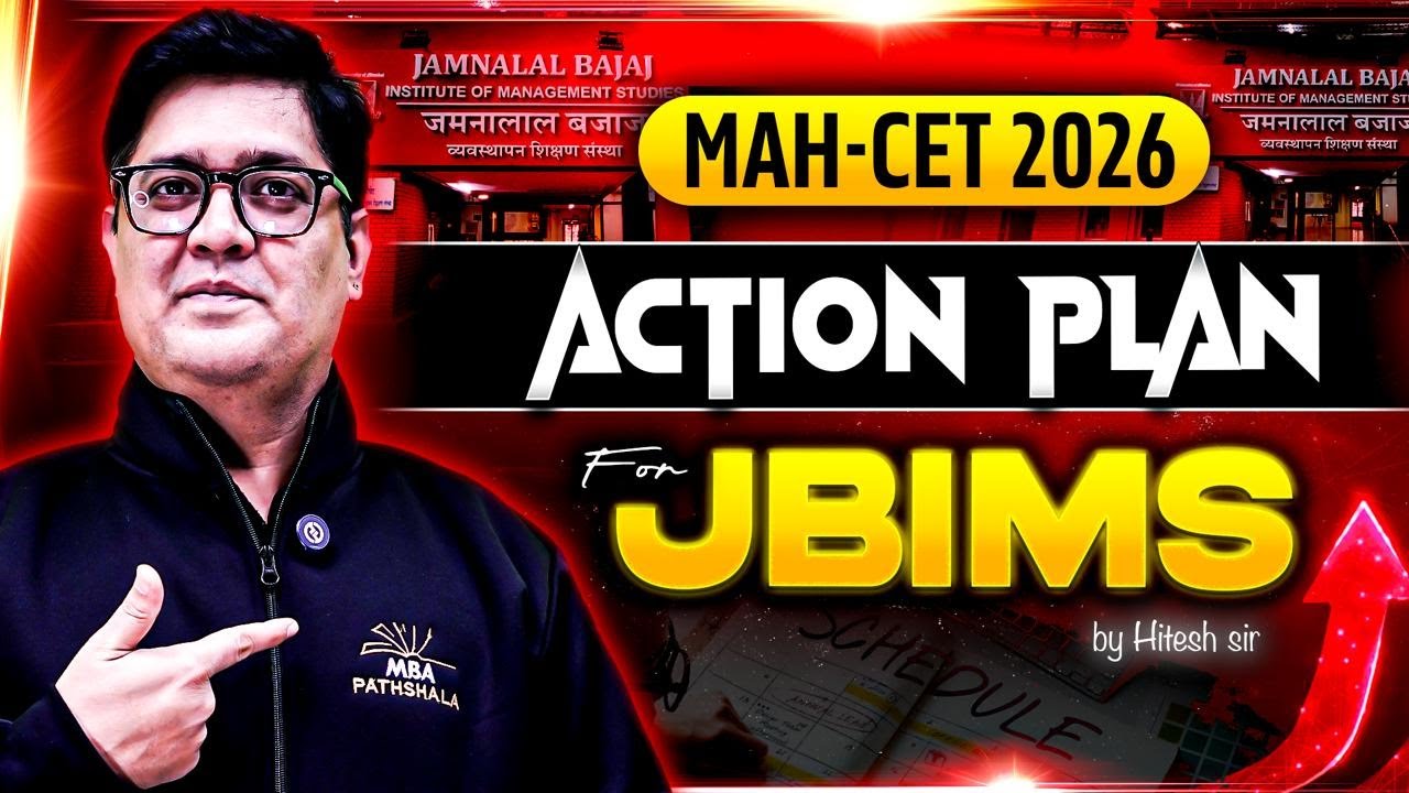 MAH MBA CET 2026 Action Plan to get JBIMS | Hitesh Sir MBA Pathshala