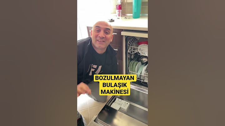 35 yıldır Bozulmayan Leydi Bulaşık Makinesi