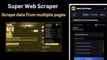 How to extract data from multiple web pages in one-click?