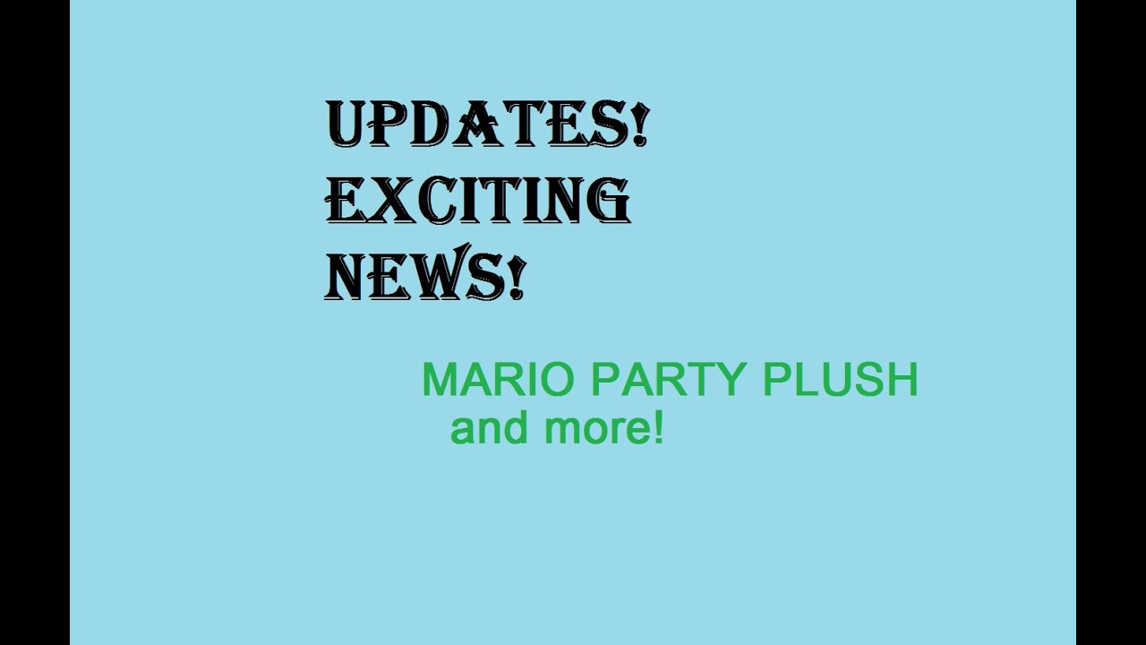 Updates + Exciting News!! - YouTube