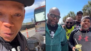 Bobby Brown & Ron Devoe Pull Up To BBQ Outside Their Tour Bus! 👨🏾‍🍳