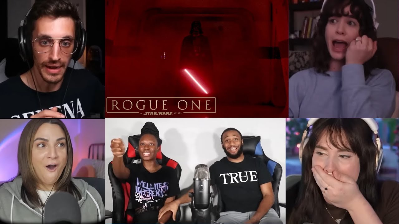 Cool Moment!! Darth Vader's Hallway - Rogue One: A Star Wars Story (2016) - Reaction Mashup