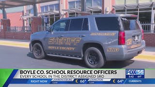 Full team of Boyle Co. School resource officers working to create safe space