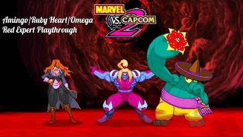 Marvel Vs. Capcom 2: Amingo/Ruby Heart/Omega Red Expert Playthrough