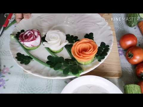 วีดีโอ: วิธีทำดอกไม้จากผัก