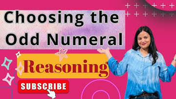 Choosing the Odd Numeral | Classification | Foundation Class | Reasoning #competitiveexams