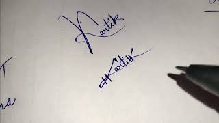 How to make kartik name signature||Signatures || AtoZsignature || 