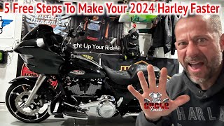 How To Make Your Harley Davidson Touring Motorcycle Faster For Free !! #harleydavidson #cyclefanatix