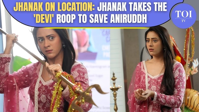 Jhanak On Location: Jhanak takes devi's trishul to warn Ani's family from stopping her