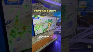 Impact weather today, some downpours and storms