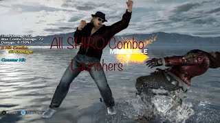 All Possible SHIRO Combo Launchers