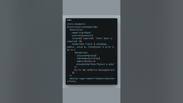 Effortless Date Picker with React Forms #ReactTutorial