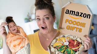 Trying Weird AMAZON Gifts for Foodies!