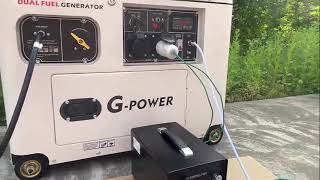 Газовый генератор 9 кВт g-power