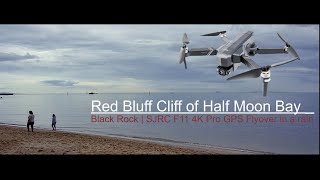 Red Bluff Cliff flyover in a rain (SJRC F11 4K Pro GPS), Black Rock, Melbourne | Красная Скала