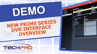 Famous New prime Series DVR Interface Overview Profile
