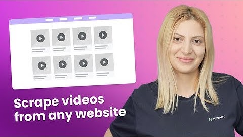 How to scrape Youtube and Vimeo video links in bulk