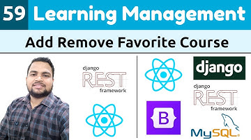 Django ReactJs LMS #59 | Favorite course system | Add Remove favorite course for logged in student