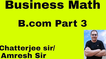 # brabu Business Math| Revision Class | B.com Part 3 SBPD Publication | Rajiv Bansal Book 📚 | AP,GP